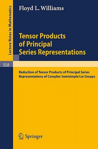 Livre Tensor Products of Principal Series Representations F. L. Williams