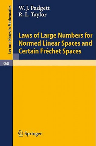 Книга Laws of Large Numbers for Normed Linear Spaces and Certain Frechet Spaces W. J. Padgett