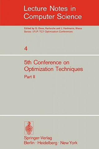 Книга Fifth Conference on Optimization Techniques. Rome 1973 Roberto Conti