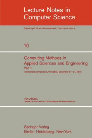 Kniha Computing Methods in Applied Sciences and Engineering R. Glowinski