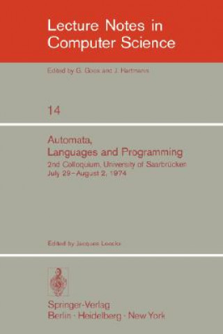 Kniha Automata, Languages and Programming J. Loeckx