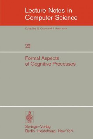 Kniha Formal Aspects of Cognitive Processes T. Storer