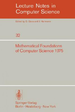 Carte Mathematical Foundations of Computer Science 1975 J. Becvar