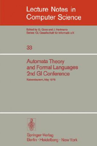 Kniha Automata Theory and Formal Languages H. Brakhage