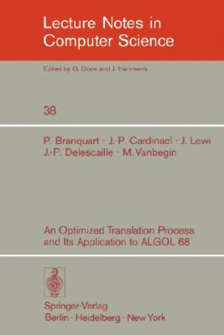 Könyv An Optimized Translation Process and Its Application to ALGOL 68 P. Branquart
