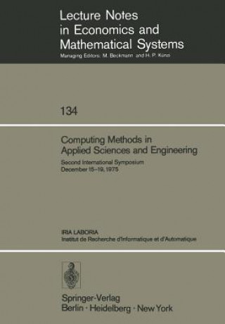 Kniha Computing Methods in Applied Sciences and Engineering R. Glowinski