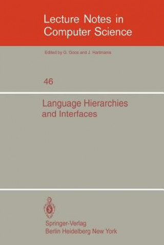 Kniha Language Hierarchies and Interfaces Friedrich L. Bauer