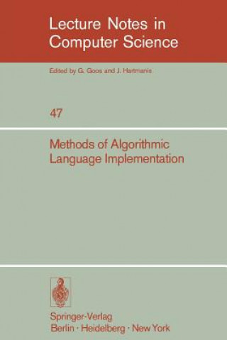 Kniha Methods of Algorithmic Language Implementation A. Ershov