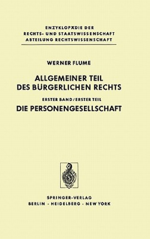 Книга Allgemeiner Teil Des Burgerlichen Rechts Werner Flume