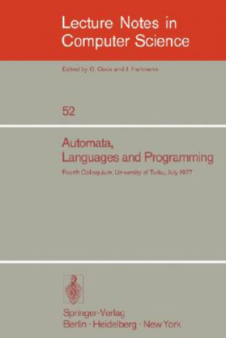 Könyv Automata, Languages and Programming A. Salomaa