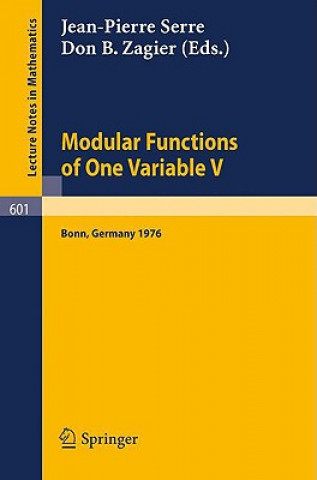 Book Modular Functions of One Variable V J. P. Serre