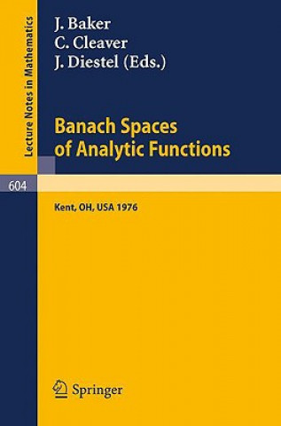Knjiga Banach Spaces of Analytic Functions. J. Baker