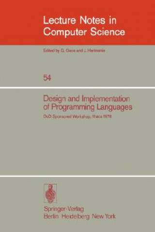 Könyv Design and Implementation of Programming Languages J. H. Williams