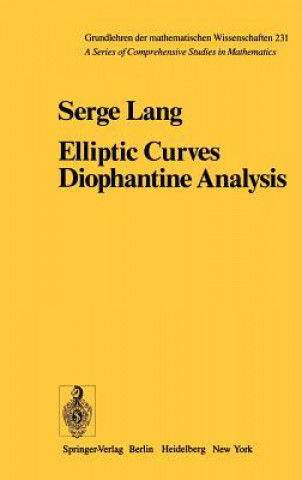 Carte Elliptic Curves S. Lang