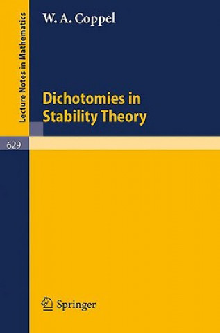 Kniha Dichotomies in Stability Theory W. A. Coppel