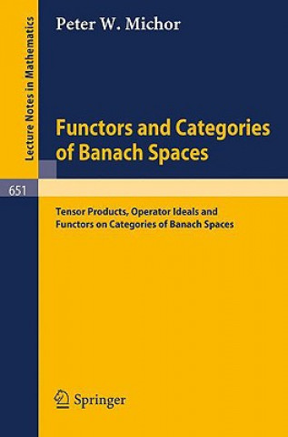 Carte Functors and Categories of Banach Spaces P.W. Michor