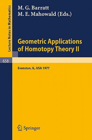Kniha Geometric Applications of Homotopy Theory II M.G. Barratt