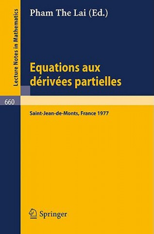 Könyv Equations aux Derivees Partielles The Lai Pham