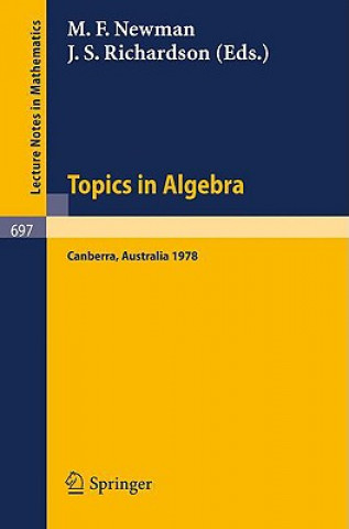 Livre Topics in Algebra M.F. Newman