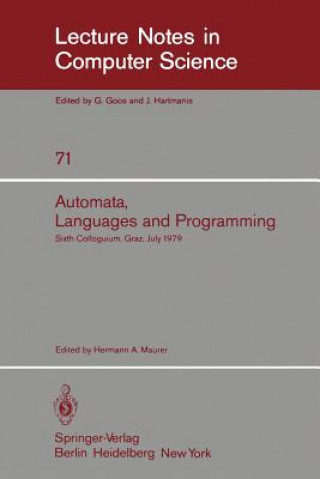 Könyv Automata, Languages, and Programming H. A. Maurer