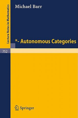 Knjiga *- Autonomous Categories M. Barr