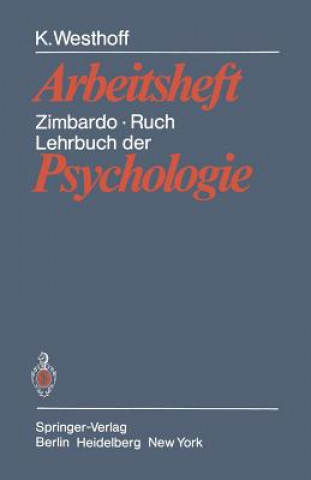 Livre Lehrbuch Der Psychologie K. Westhoff