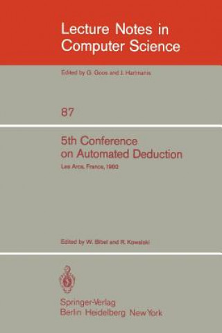 Könyv 5th Conference on Automated Deduction Wolfgang Bibel