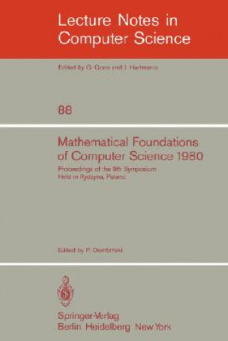 Kniha Mathematical Foundations of Computer Science 1980 P. Dembinski