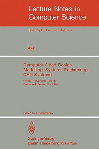 Kniha Computer Aided Design Modelling, Systems Engineering, CAD-Systems J. Encarnacao