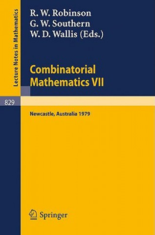 Kniha Combinatorial Mathematics VII R. W. Robinson