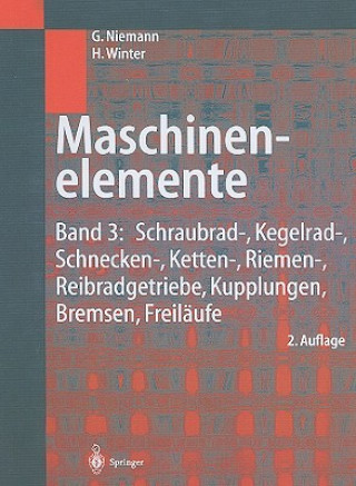 Kniha Maschinenelemente. Bd.3 Gustav Niemann