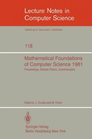 Book Mathematical Foundations of Computer Science 1981 Josef Gruska