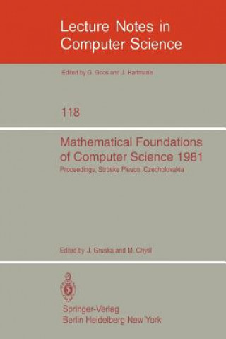 Buch Mathematical Foundations of Computer Science 1981 Josef Gruska