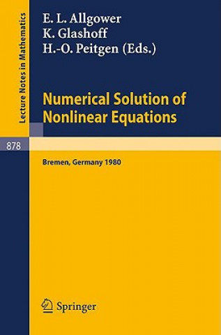 Könyv Numerical Solution of Nonlinear Equations E.L. Allgöwer