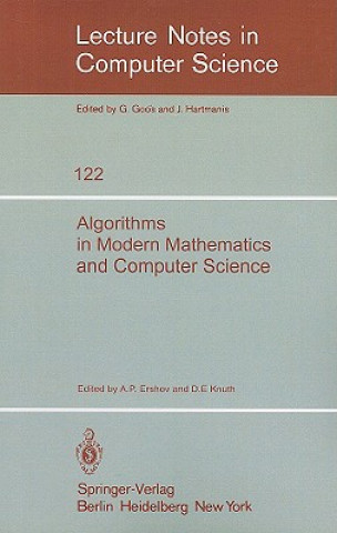 Könyv Algorithms in Modern Mathematics and Computer Science A. P. Ershov