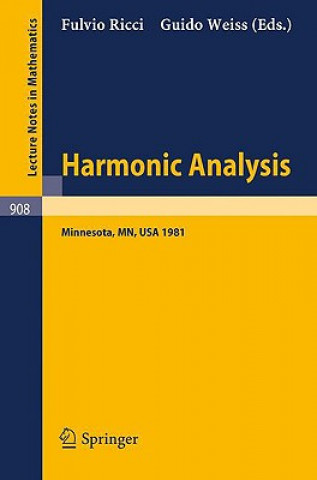 Kniha Harmonic Analysis F. Ricci