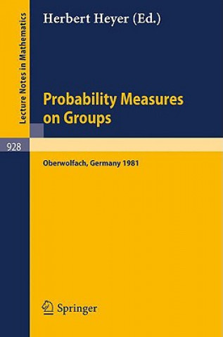Könyv Probability Measures on Groups H. Heyer