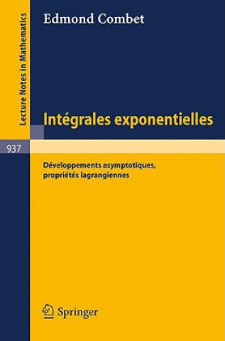 Könyv Integrales Exponentielles E. Combet