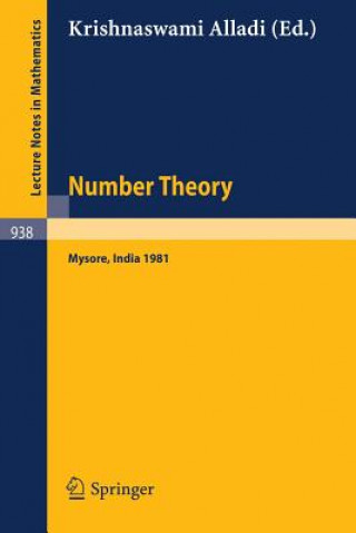 Книга Number Theory K. Alladi