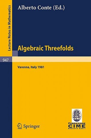 Kniha Algebraic Threefolds Alberto Conte
