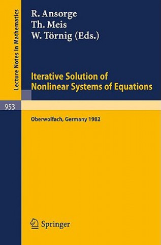 Livre Iterative Solution of Nonlinear Systems of Equations R. Ansorge