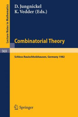 Kniha Combinatorial Theory D. Jungnickel