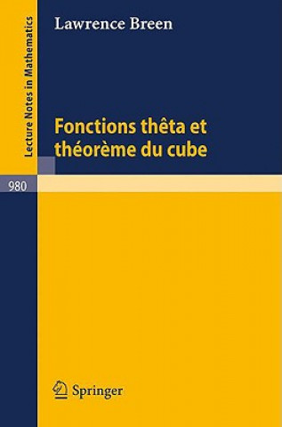 Könyv Fonctions theta et theoreme du cube L. Breen