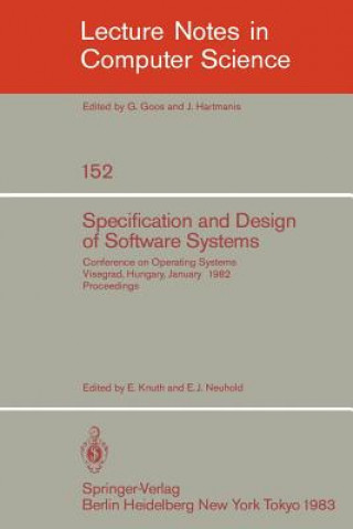 Książka Specification and Design of Software Systems Elöd Knuth