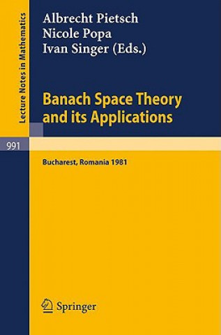 Książka Banach Space Theory and its Applications A. Pietsch