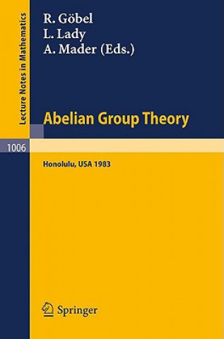 Könyv Abelian Group Theory R. Göbel