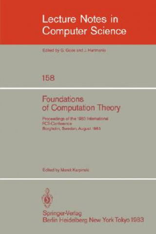 Book Foundations of Computation Theory M. Karpinski