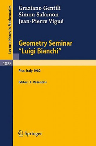 Carte Geometry Seminar "Luigi Bianchi" G. Gentili