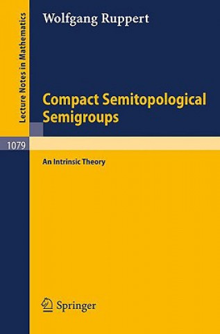 Carte Compact Semitopological Semigroups Wolfgang Ruppert