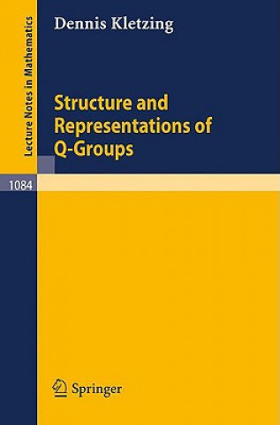 Kniha Structure and Representations of Q-Groups Dennis Kletzing